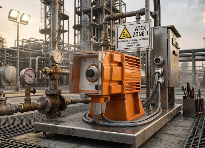 ATEX Diyafram Dozaj Pompası EXTRONIC